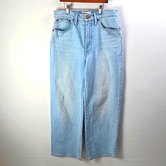 Madewell The Perfect Vintage Wide-Leg Crop Jean Womens Sz 28 - Picture 1 of 12